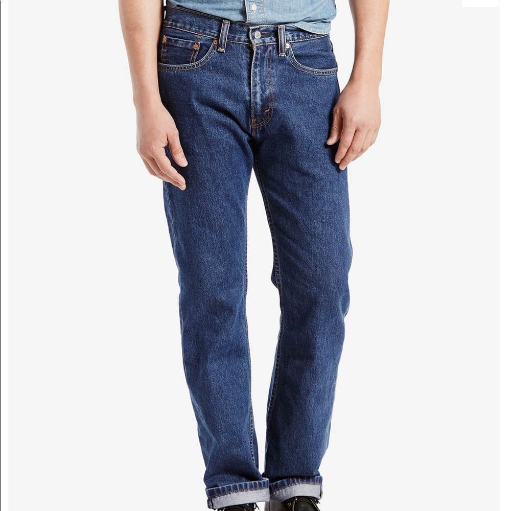 Men’s 505 Levi’s 38x32 in Dark Blue Stonewash